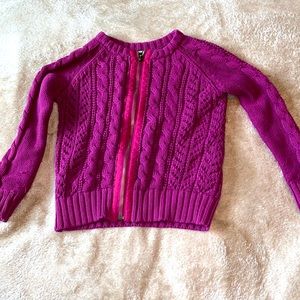 Zip up sweater
